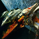 Illustration for article titled A Spaceship On Fire Off The Shoulder Of Orion